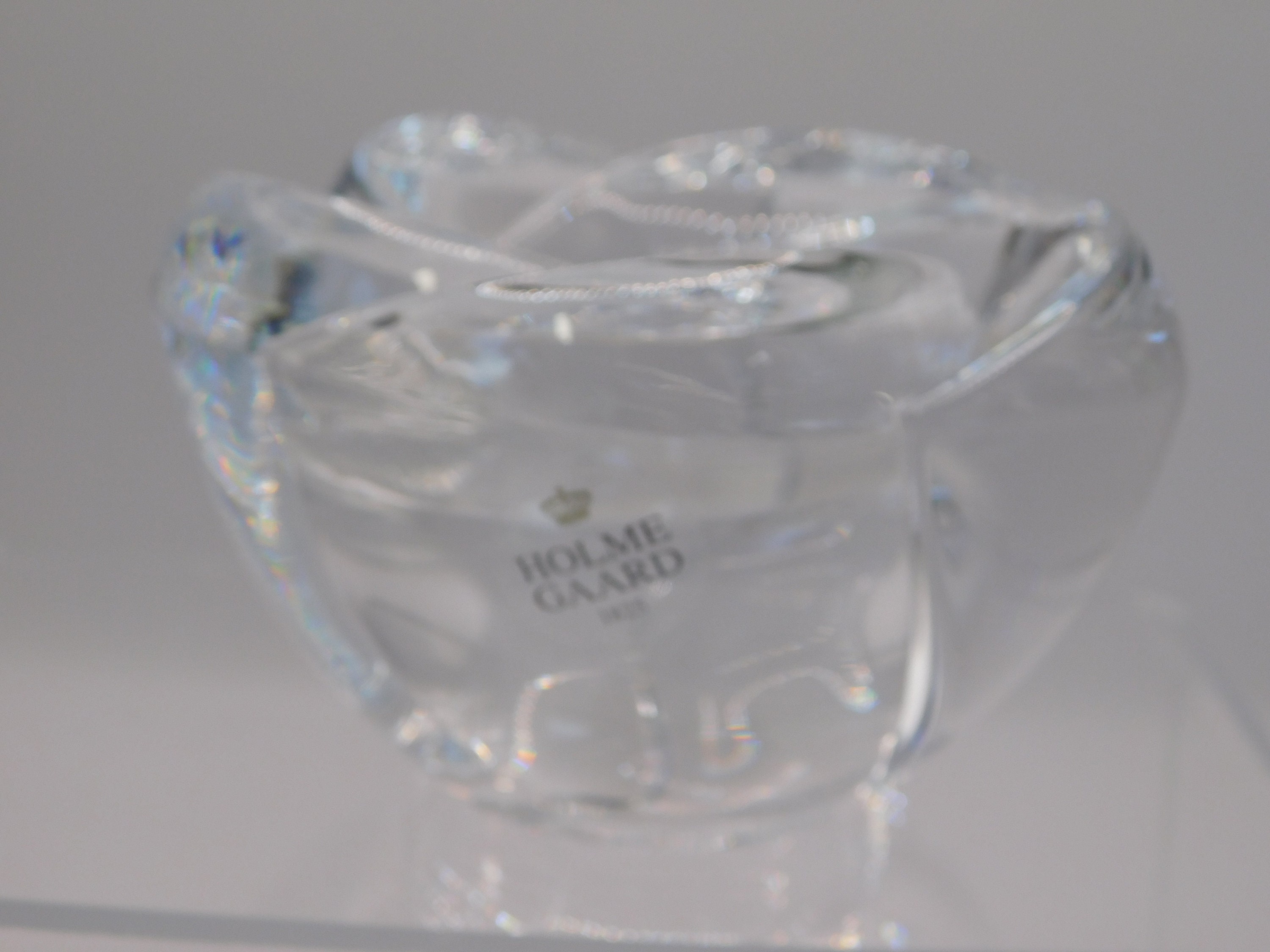 HOLMEGAARD 1825 KAMELIA Crystal Candle Holder. Made in Denmark