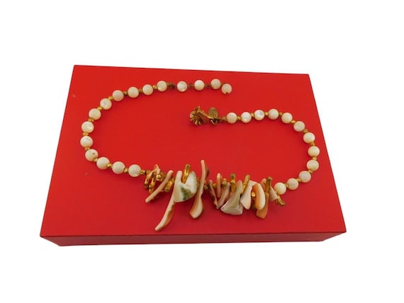 MIRIAM HASKELL Statement Shell and Mother Of Pear… - image 12