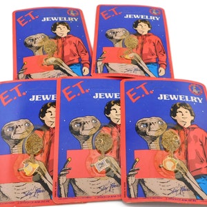 1982 E.T. Necklace Choice.Original Package. Universal City Studios, Inc. afbeelding 2