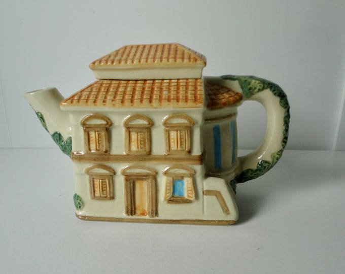 1983 House of KATAYAMA Ceramic Mediterranean Cottage Shaped Etsy