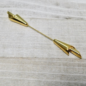 Very Cool MONET Gold tone Stick Pin.