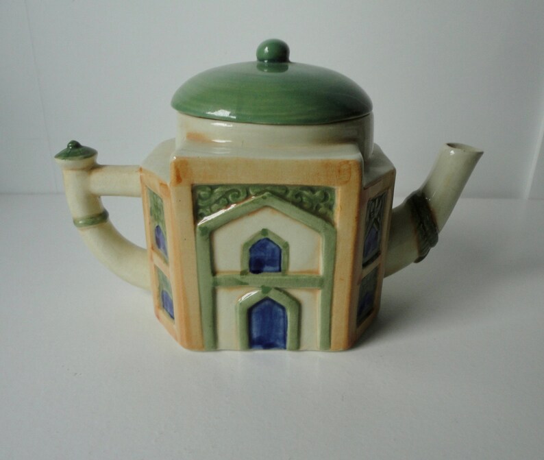 1982 House of KATAYAMA Ceramic Mosque Shaped Teapot. Etsy