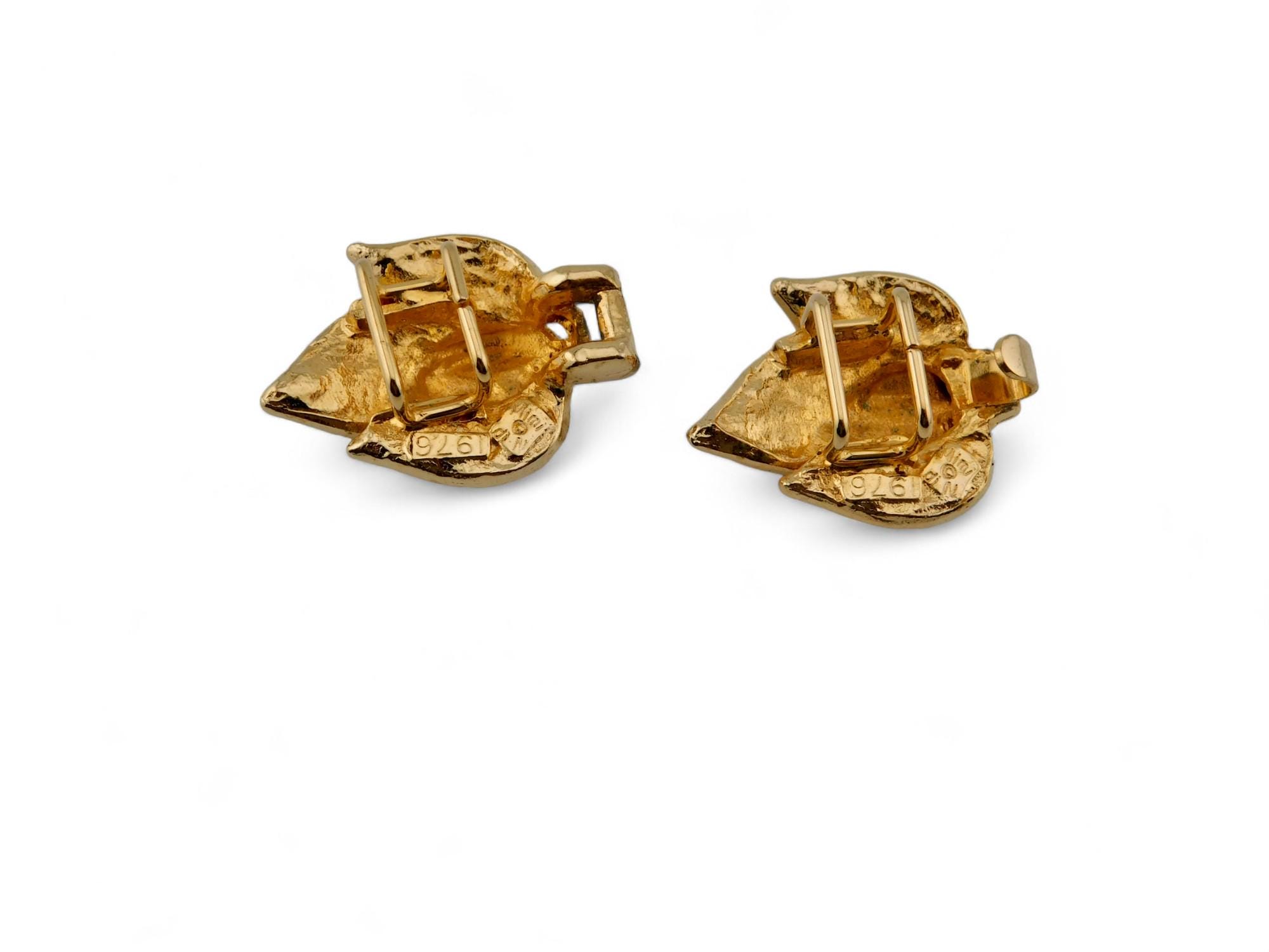 1976 Mimi Di N. Gold-tone Plating Leaves Buckles. - Etsy