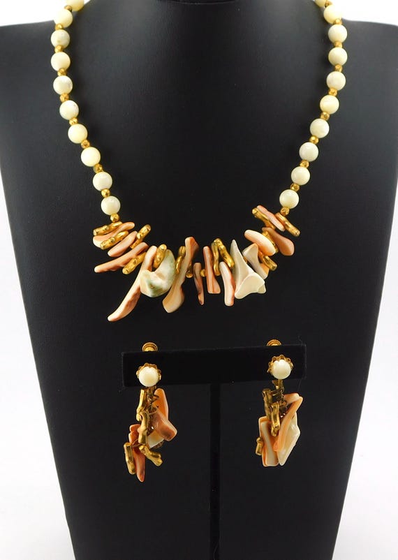 MIRIAM HASKELL Statement Shell and Mother Of Pear… - image 19