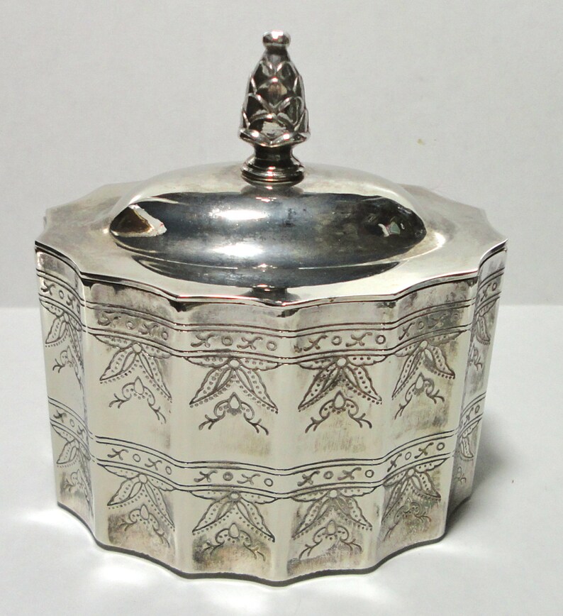 Godinger Silver Jewelry box. 1991 Etsy