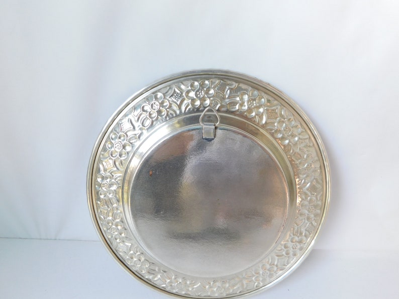 Floral Embossed Metal With Beautiful Flowers Ceramic Etsy