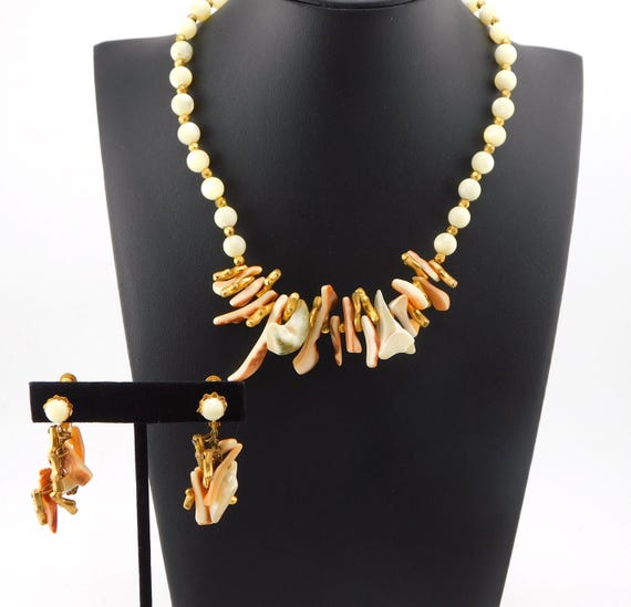 MIRIAM HASKELL Statement Shell and Mother Of Pear… - image 16