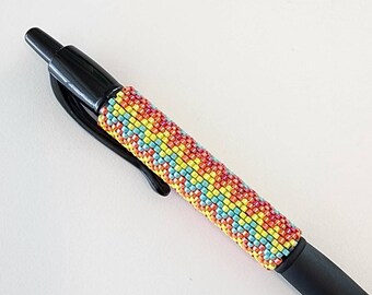 Miami Heat Beaded Pen Cover Wrap