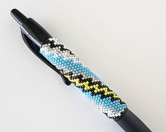 Charge Me Up! Lightning Beaded Pen Cover Wrap