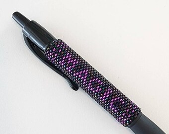 Magic Metallic Beaded Pen Cover Wrap