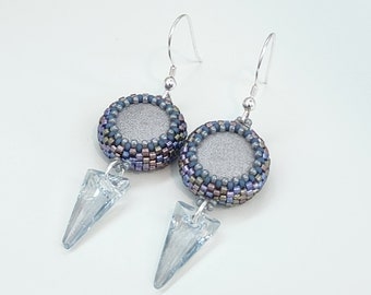 Dreamer Crystal Spike Dangle Earrings