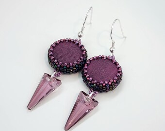 Tatiana Crystal Spike Dangle Earrings