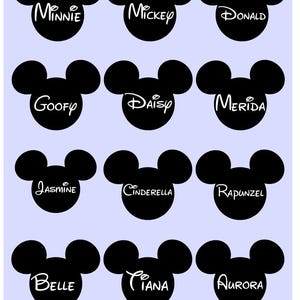 Custom name stickers (set of 12)