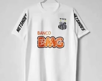 Neymar Jr. T-Shirt – Brazilian Football Icon – Graphic Tee for Soccer Fans – Gift for Football Lovers Neymar&#39;s Football Jersey from Santos