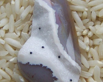 Odd White Drusy Cabochon Drusy