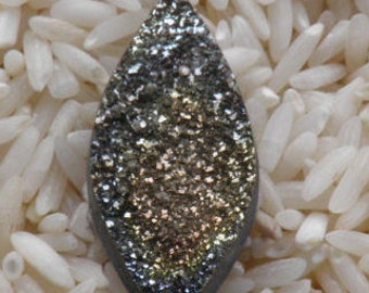 Natural Gold Drusy Cabochon