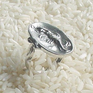 Muse of Dance Sterling Silver Cameo Ring