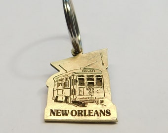 New Orleans Streetcar Named Desire Bronze Keychain