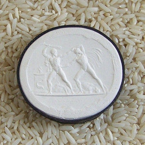 1800 Antike Grand Tour Cameo Gips von Hercules