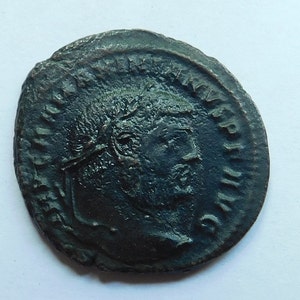 Genius Authentic Ancient Roman Coin of the Emperor Maximianus 305-313 A.D. image 9