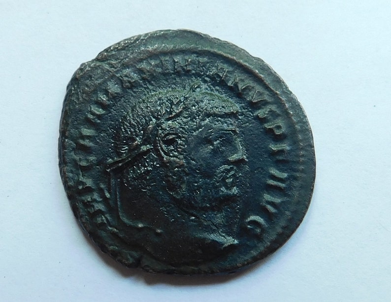 Genius Authentic Ancient Roman Coin of the Emperor Maximianus 305-313 A.D. image 9