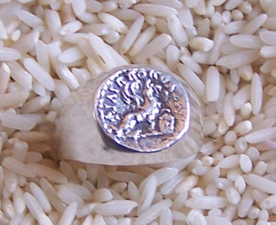 Ancient Coin Replica Sterling Silver Ring - image 3