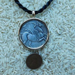 14k Gold/Sterling Silver Pegasus Coin Replica