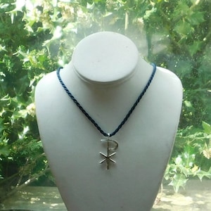 Handmade Chi Rho Silver Pendant