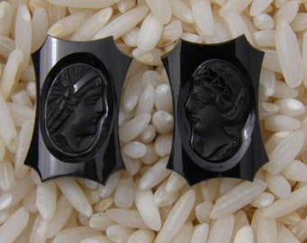 Unique Onyx Cameos 15x10mm