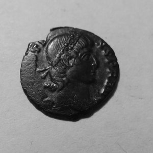 Authentic Ancient Roman Coin Of Constans 337-350 A.D.