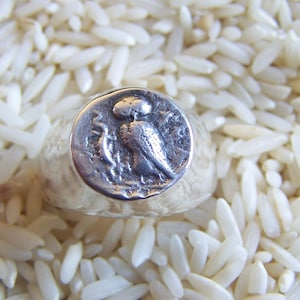 Ancient Coin Replica Sterling Silver Ring