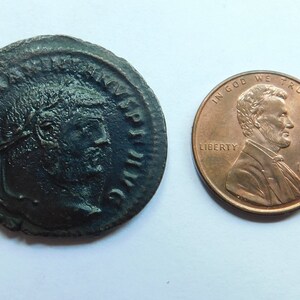 Genius Authentic Ancient Roman Coin of the Emperor Maximianus 305-313 A.D. image 7