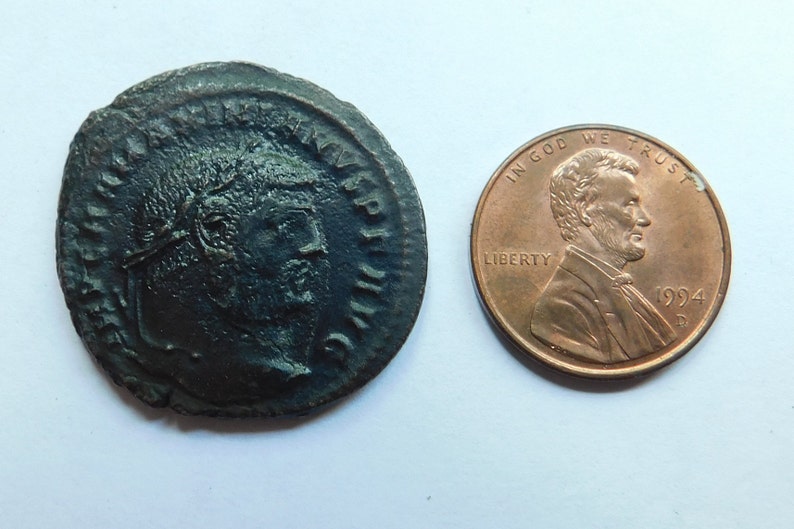 Genius Authentic Ancient Roman Coin of the Emperor Maximianus 305-313 A.D. image 7