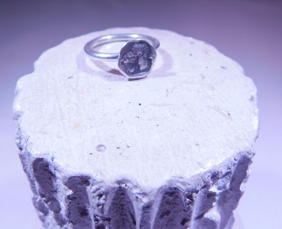 Sterling Silver Ancient Coin Replica Ring - image 3