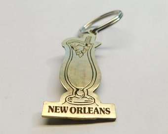 New Orleans Hurricane Bronze Keychain