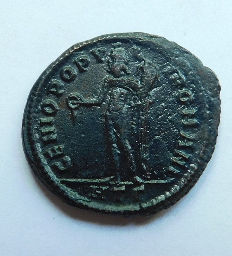 Genius Authentic Ancient Roman Coin of the Emperor Maximianus 305-313 A.D. image 5