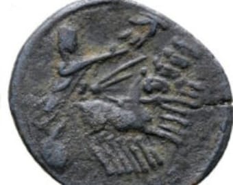 Constantine I, the Great 307-337 A.D.  Reverse; Constantine in a Chariot With the Hand of God Reaching Down to Take Him to Heaven