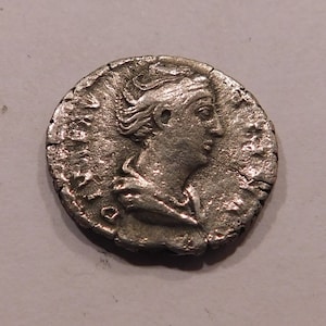 Faustina Sr. Wife of Antoninus Pius c. 140 A.D. Authentic Ancient Roman Coin