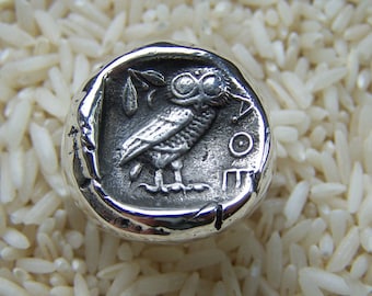 Athenische Eule Münzreplik Herrenring, Herrenring