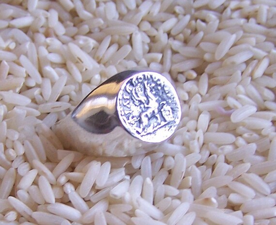 Ancient Coin Replica Sterling Silver Ring - image 4