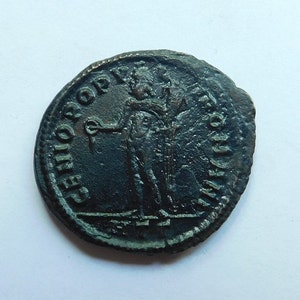 Genius Authentic Ancient Roman Coin of the Emperor Maximianus 305-313 A.D. image 8