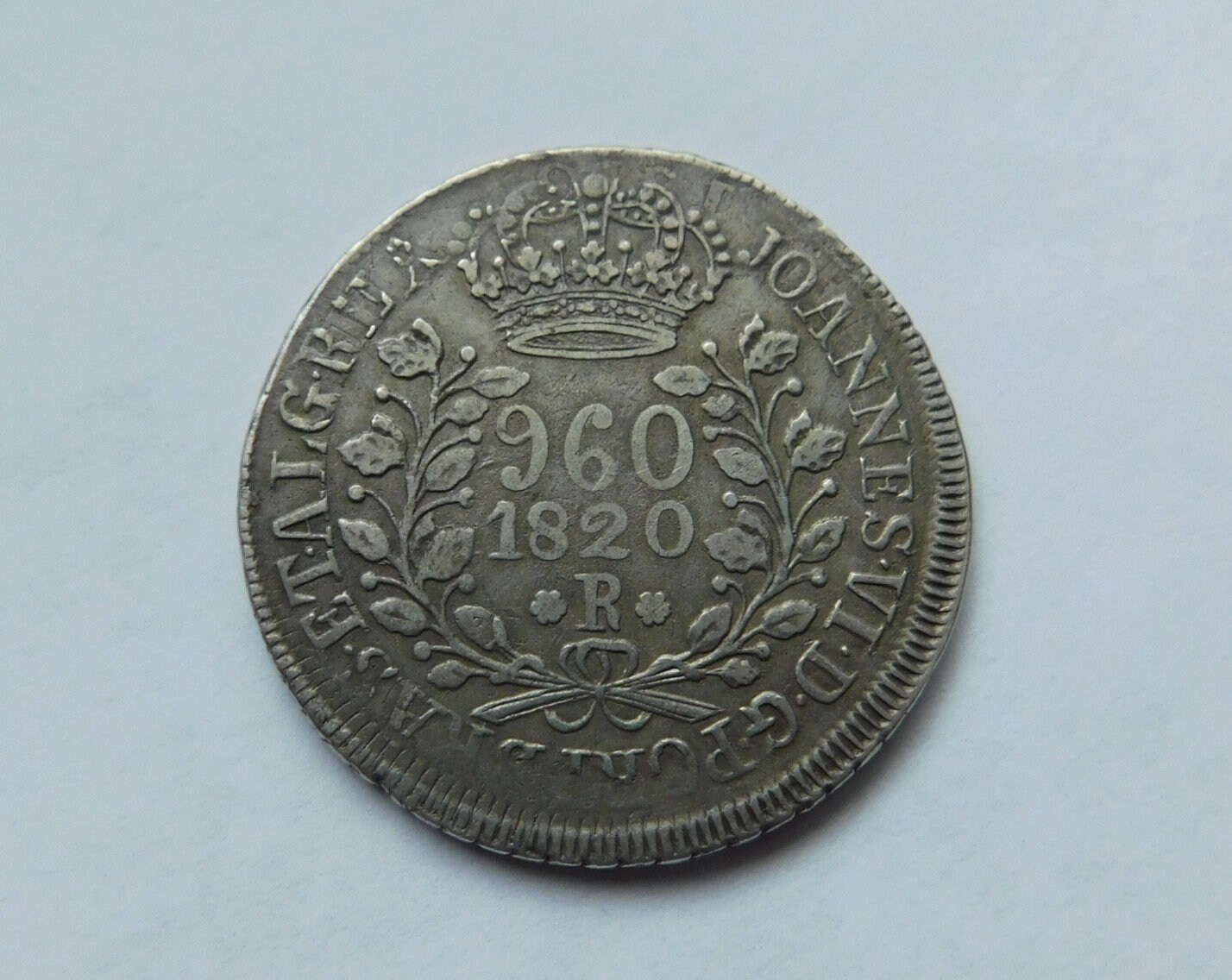 外国銀貨　ブラジル960R銀貨　1815年 外国銀貨 ブラジル960R銀貨 1815年 【公式通販】