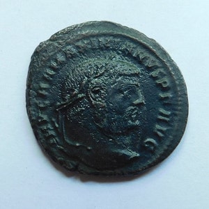 Genius Authentic Ancient Roman Coin of the Emperor Maximianus 305-313 A.D. image 6