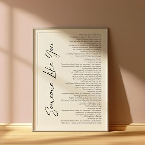 Custom Song Poster, Wedding Song Poster, Wedding Song Gift, Personalized Lyrics, Favorite Song Print.