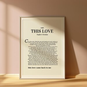 Personalized Song Lyrics Poster, Your Favorite Song Print, Custom Song Gift, Music Lovers Gift, Anniversary Gift.