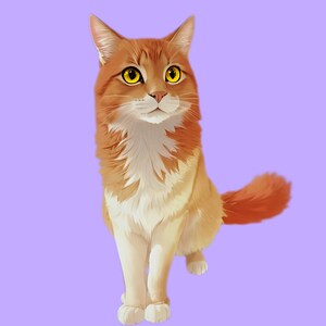 Custom Cartoon Pet Portrait – Quirky Digital Drawing of Your Pet – Funny Dog or Cat Avatar – Playful Printable Art, Digital Pet Portrait