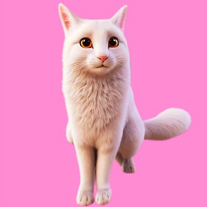 3D Cartoon Pet Portrait – Pixar Style Custom Pet Art – Disney Inspired Digital Pet Illustration from Photo – Whimsical Animal Gift