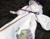 Purple Lace Grapes Vibrant hanky babies pew dolls church dolls made in the heart of Ohio