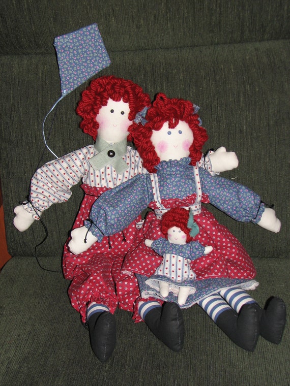 mini raggedy ann and andy dolls