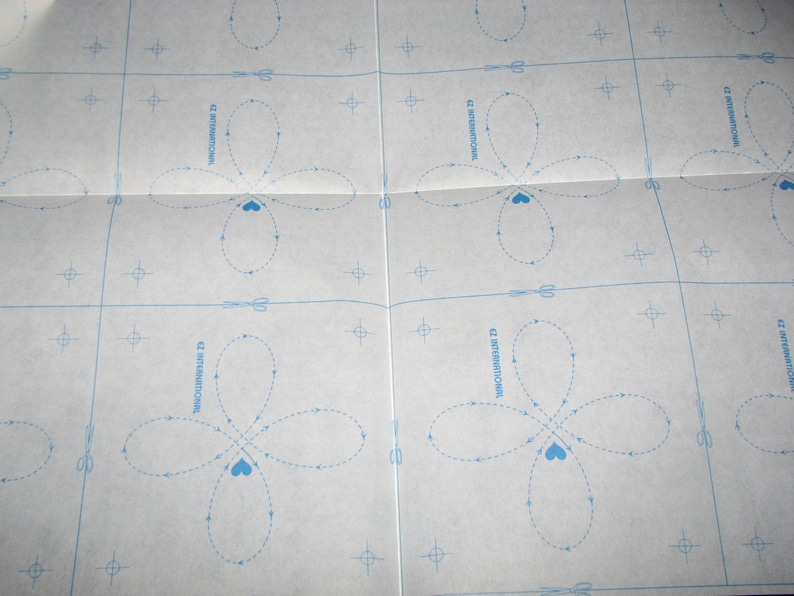 Stitch Thru Tear Away Stencils for Quilting. Machine Quilting Made Easy